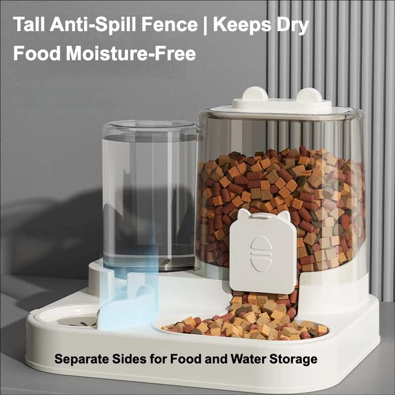Automatic Feeder Dog Cat Food  - Food Storage Large Plastic Containers avaliação e preço