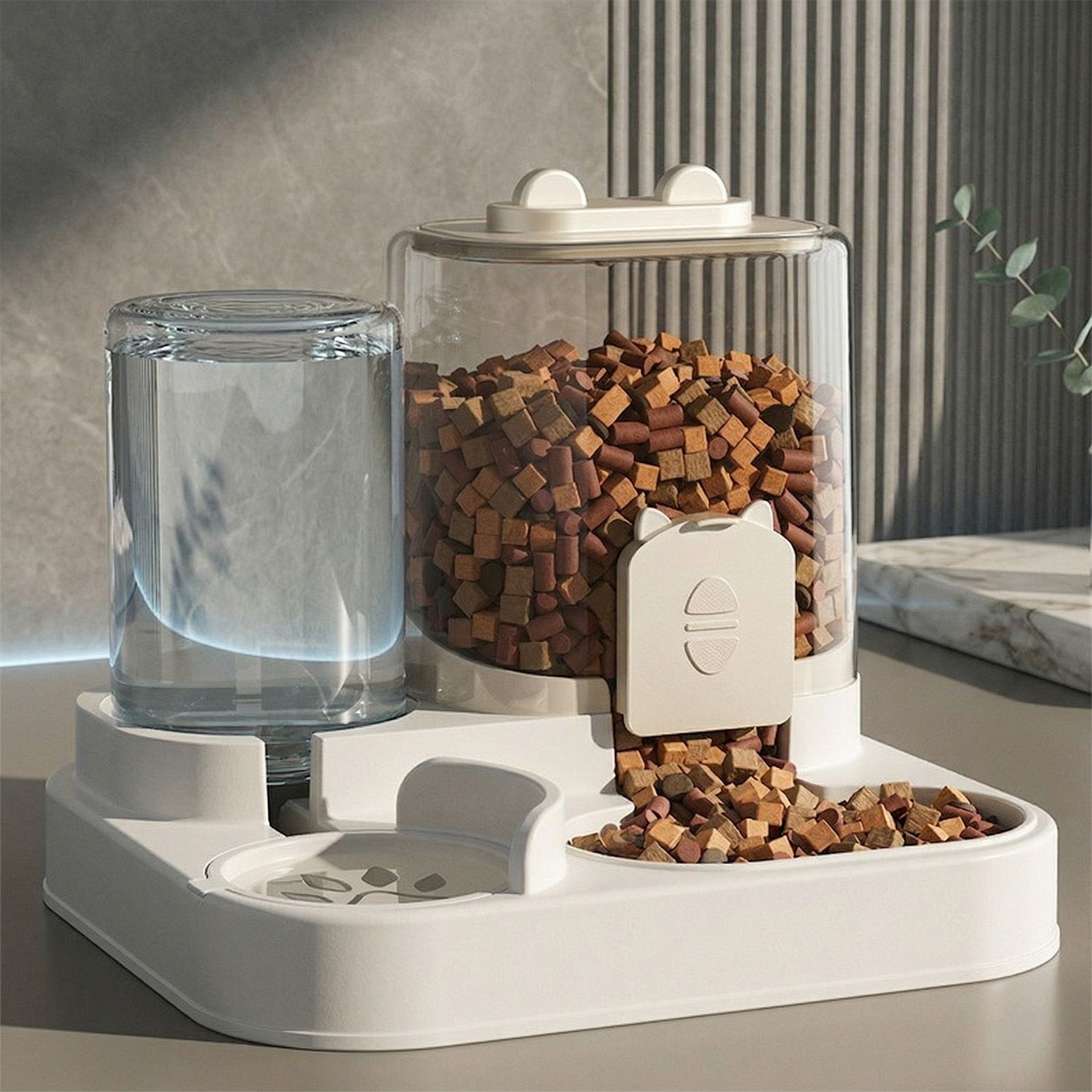 Automatic Feeder Dog Cat Food  - Food Storage Large Plastic Containers avaliação e preço