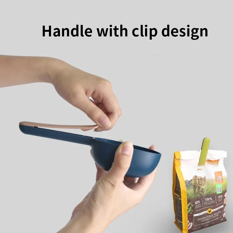 Pet Feeding Spoon Sealing Clip - Food Storage With Scoop avaliação e preço