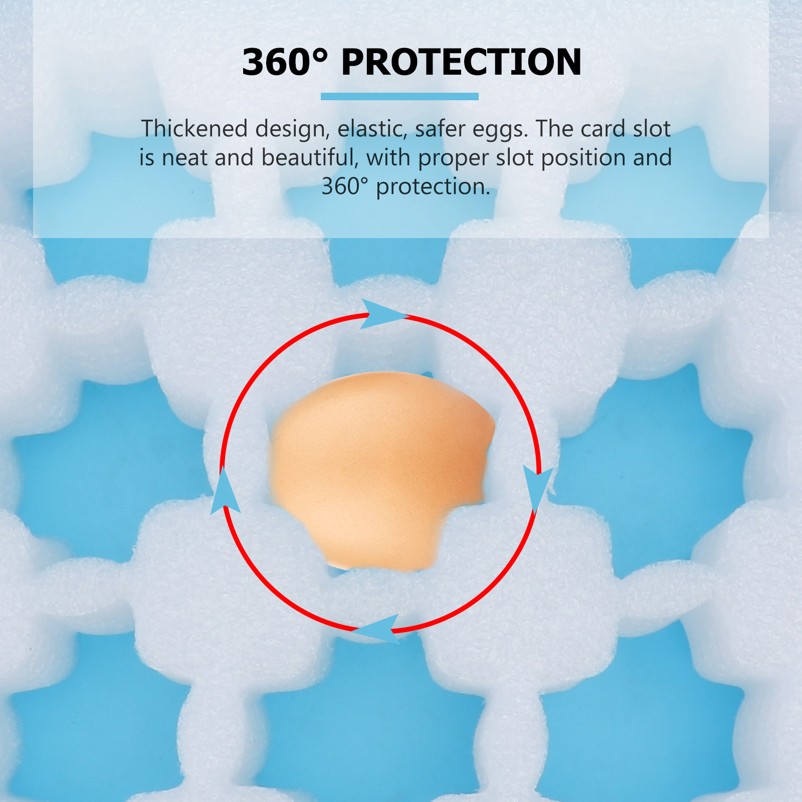 2Pcs Shockproof Egg Holder 40- - Egg Storage Holder avaliação e preço