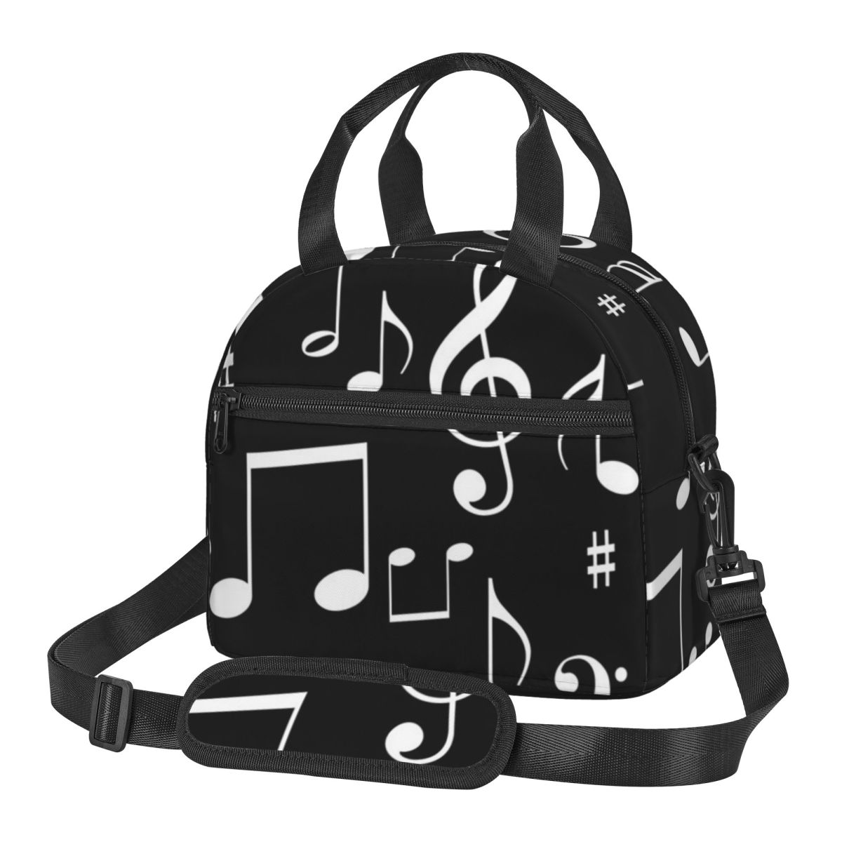 Music Notes Insulated Lunch Ba - Food Storage Notes avaliação e preço