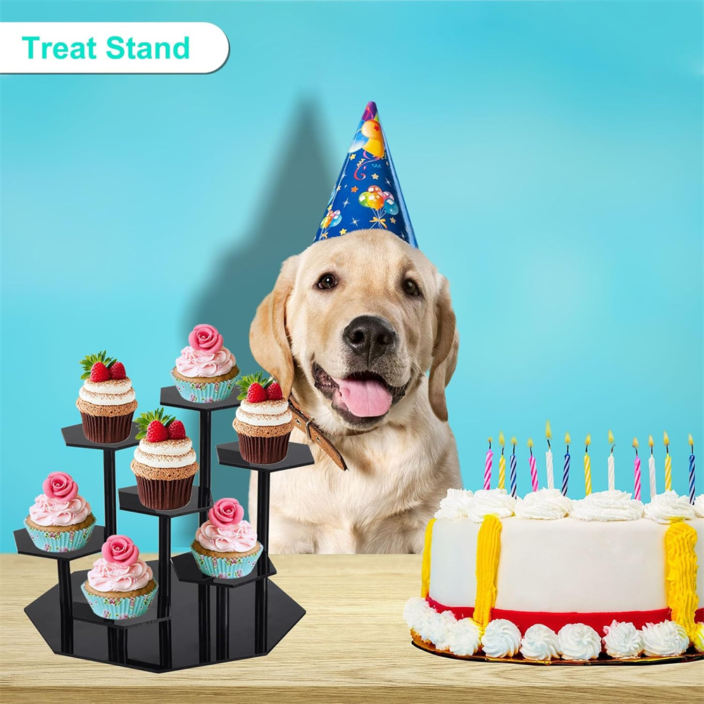 7 Tier Acrylic Display Stand W - Food Storage Small avaliação e preço