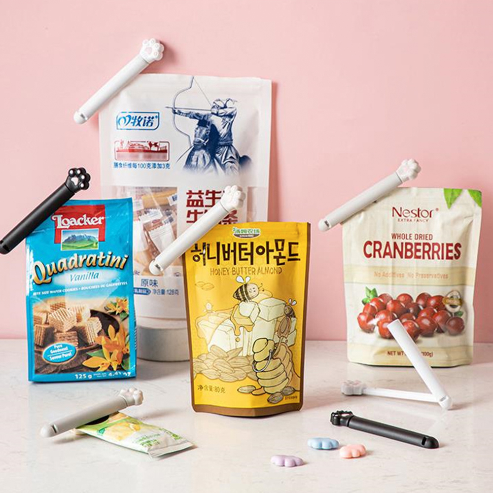 Cute Cat Paw Bag Sealer Bag Cl - Food Storage Organization avaliação e preço