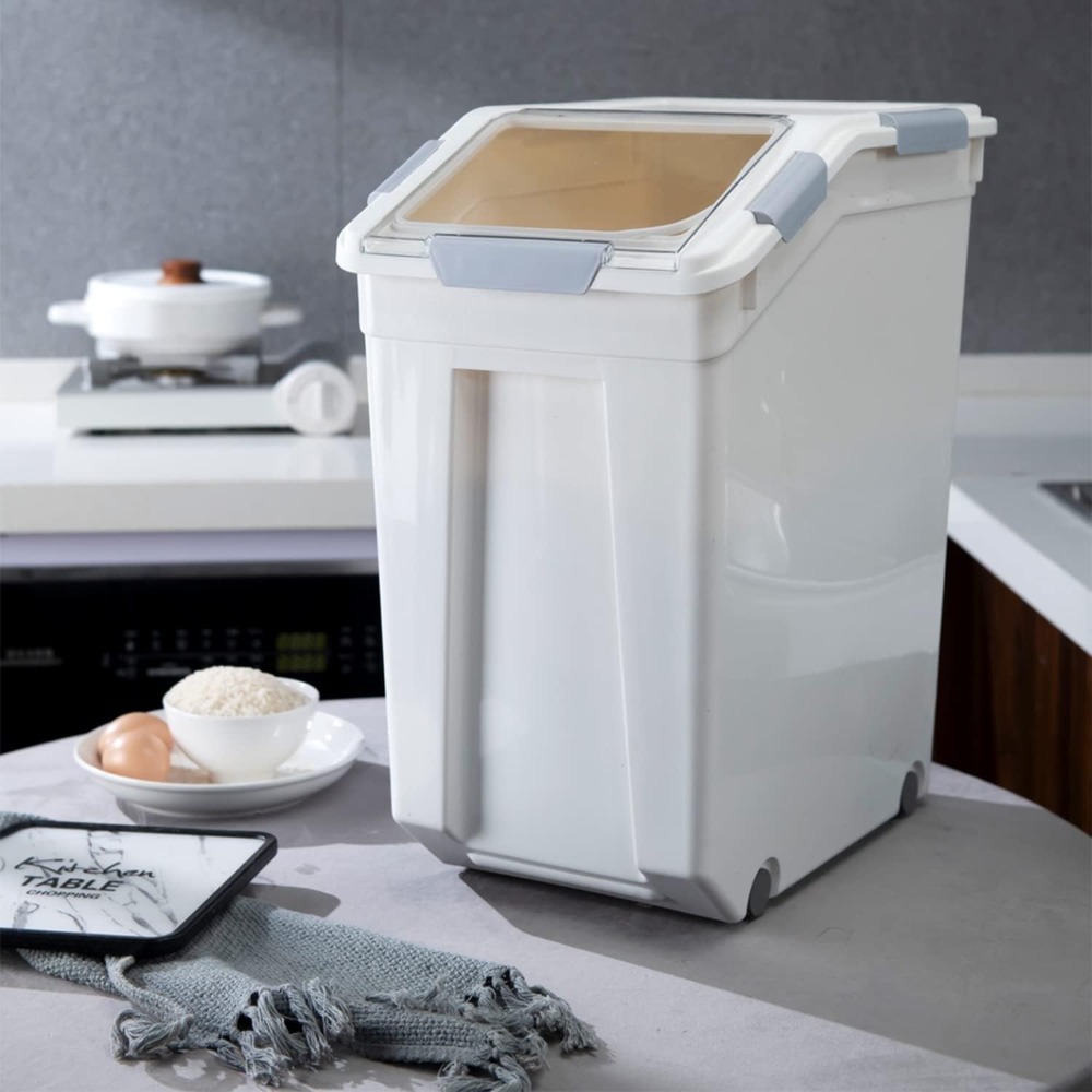 33 Liter / 50 lbs Rice Storage - Food Storage And Container avaliação e preço