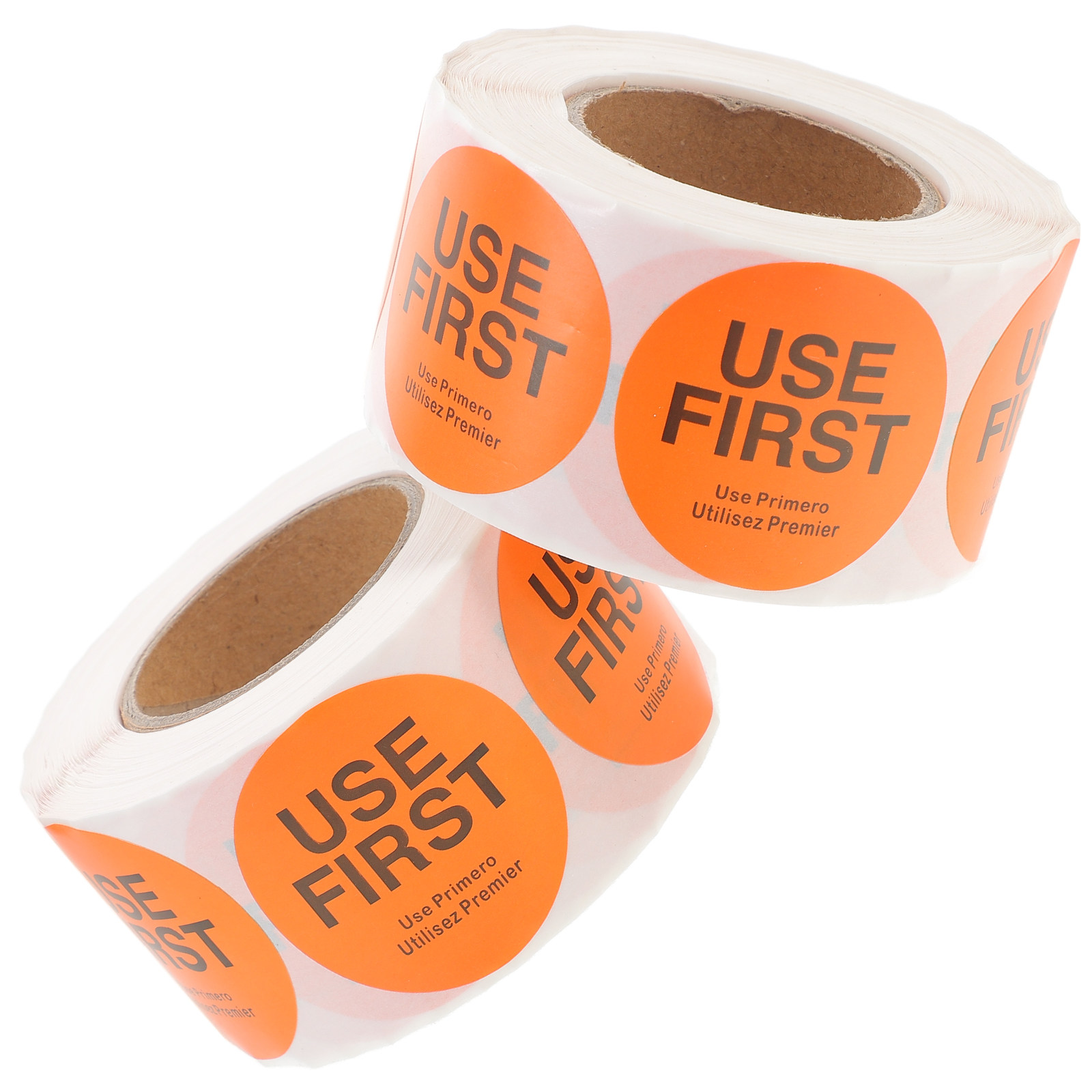 2 Rolls Use First Stickers Foo - Food Storage Restaurant avaliação e preço