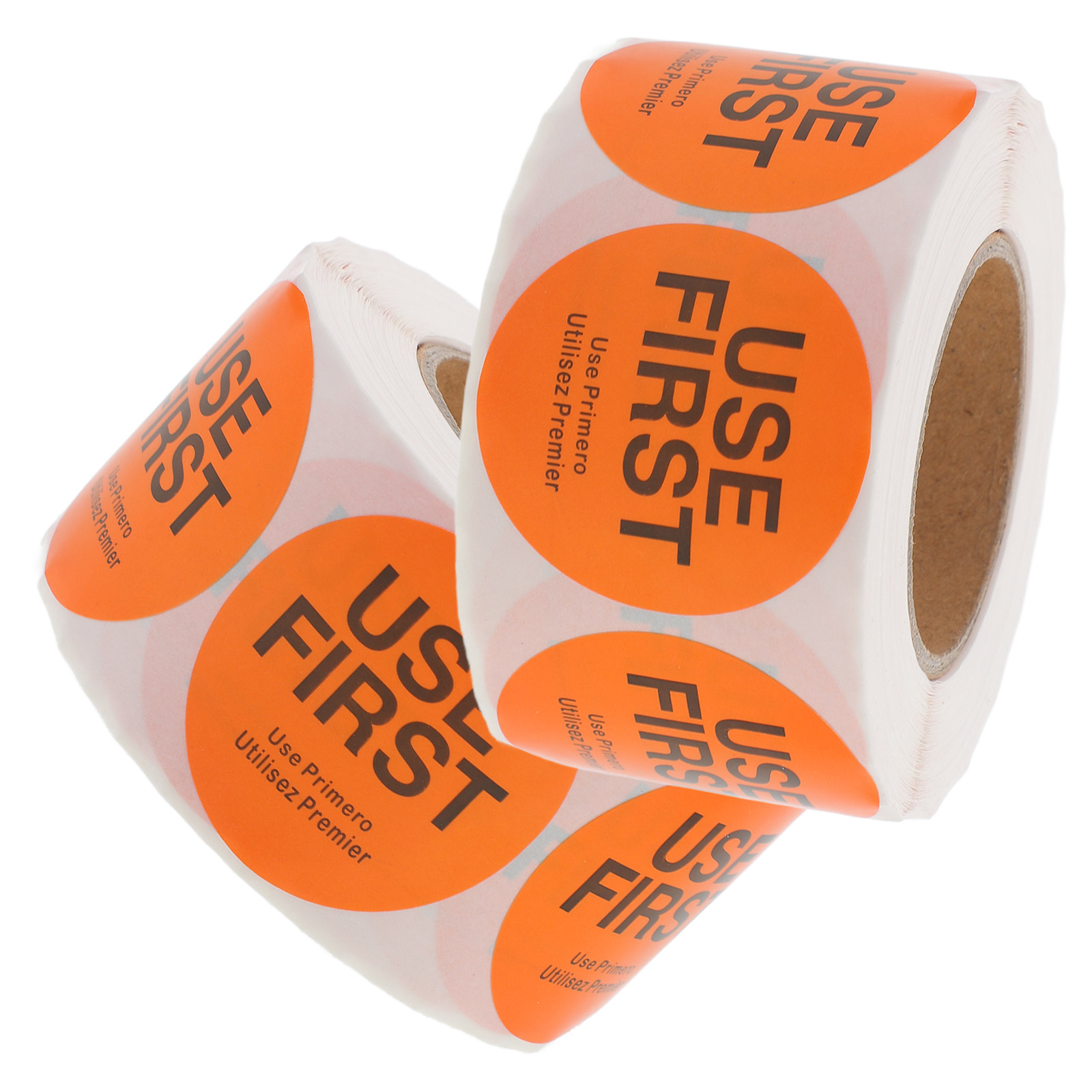 2 Rolls Use First Stickers Foo - Food Storage Restaurant avaliação e preço