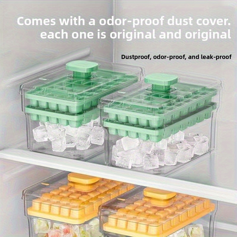 Press-key ice cube tray(Comes  - Food Storage With Scoop avaliação e preço