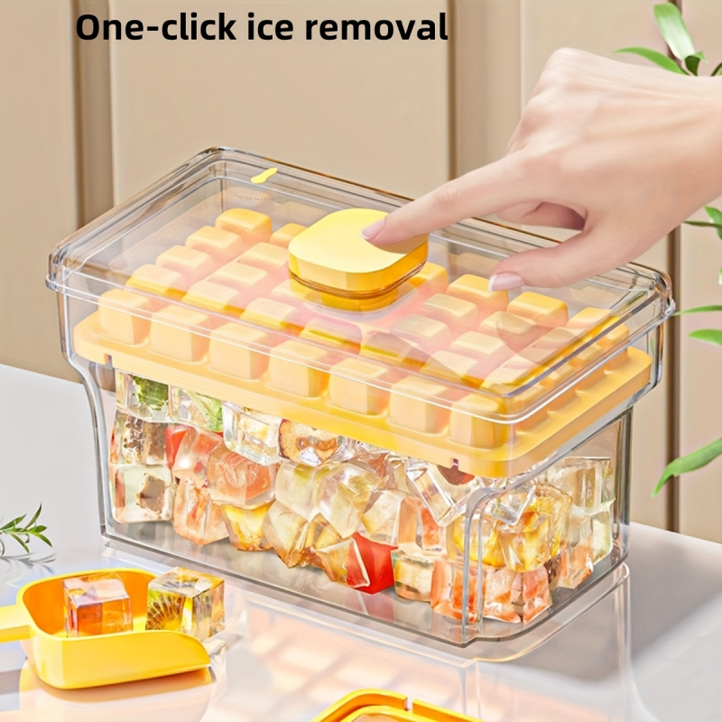 Press-key ice cube tray(Comes  - Food Storage With Scoop avaliação e preço
