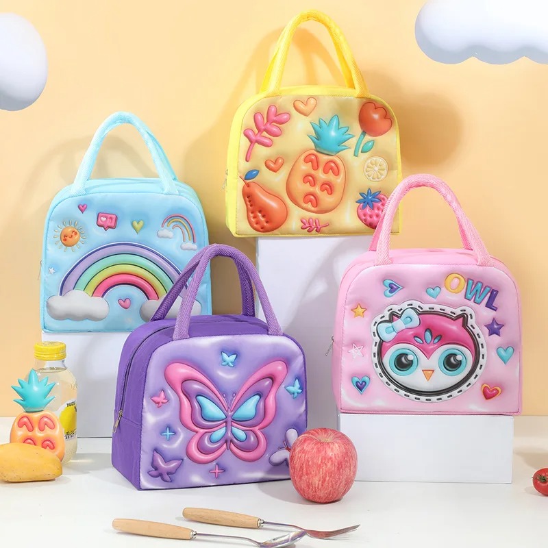 Children's Lunch Box Bag 3D Ca - Food Storage Roll Bags avaliação e preço