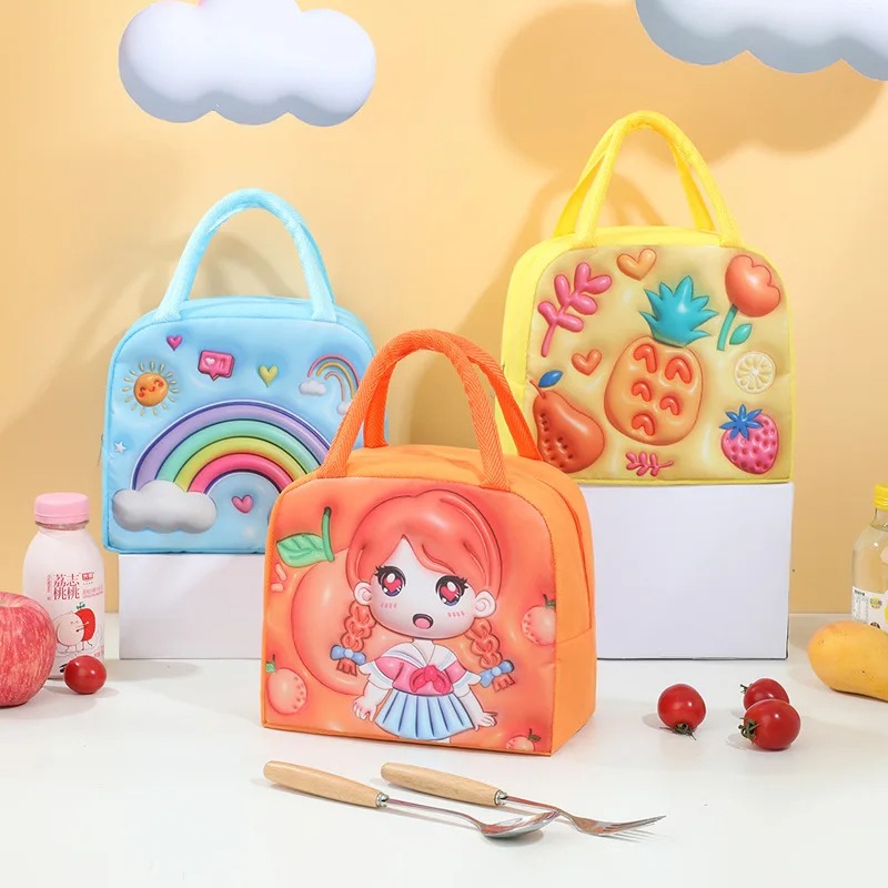 Children's Lunch Box Bag 3D Ca - Food Storage Roll Bags avaliação e preço