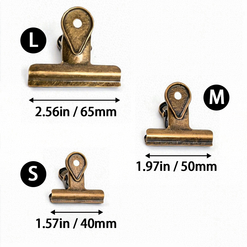 Bulldog Clips, 3 Pcs Binder Cl - Food Storage Roll Bags avaliação e preço