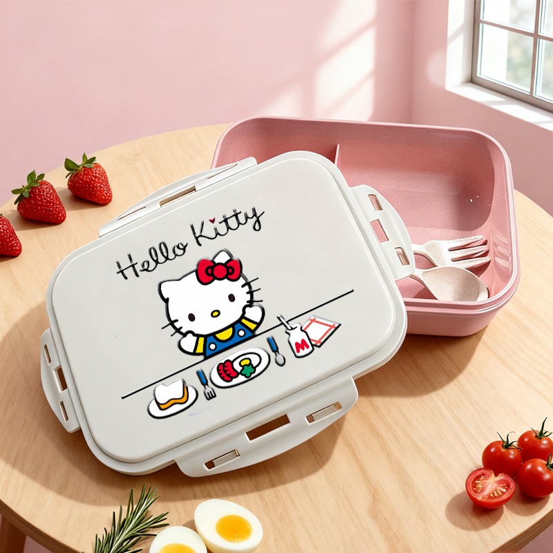 Hello Kitty Lunch Box Cute Cin - Food Storage System avaliação e preço