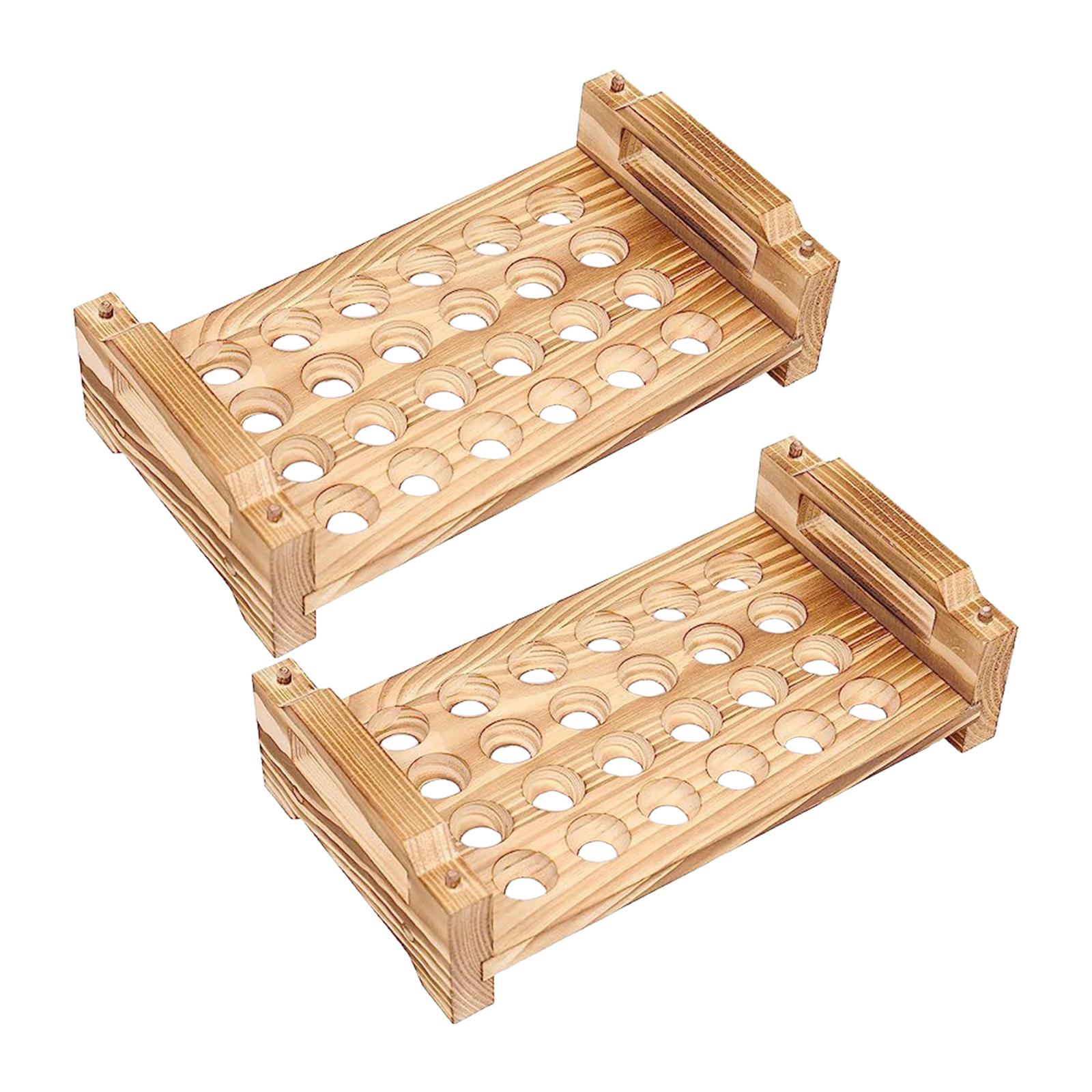 Stackable Wood Egg Holder Rack - Egg Storage Holder avaliação e preço