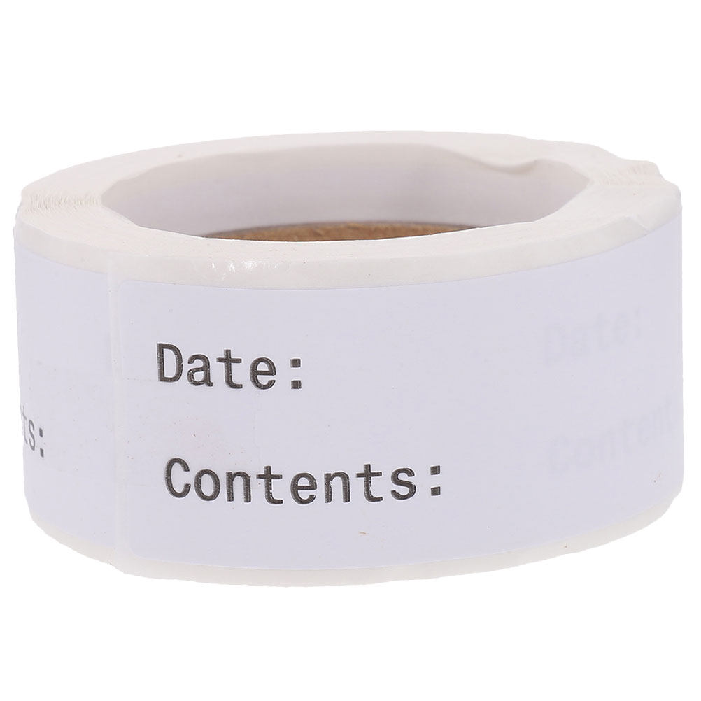 1 Roll Blank Food Labeling Sti - Food Storage Notes avaliação e preço