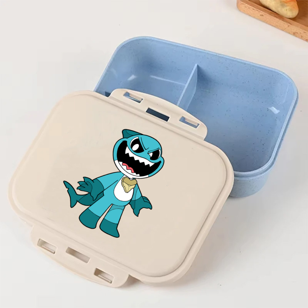 Cartoon Poppy Playtime Blue Lu - Food Storage Large Plastic Containers avaliação e preço