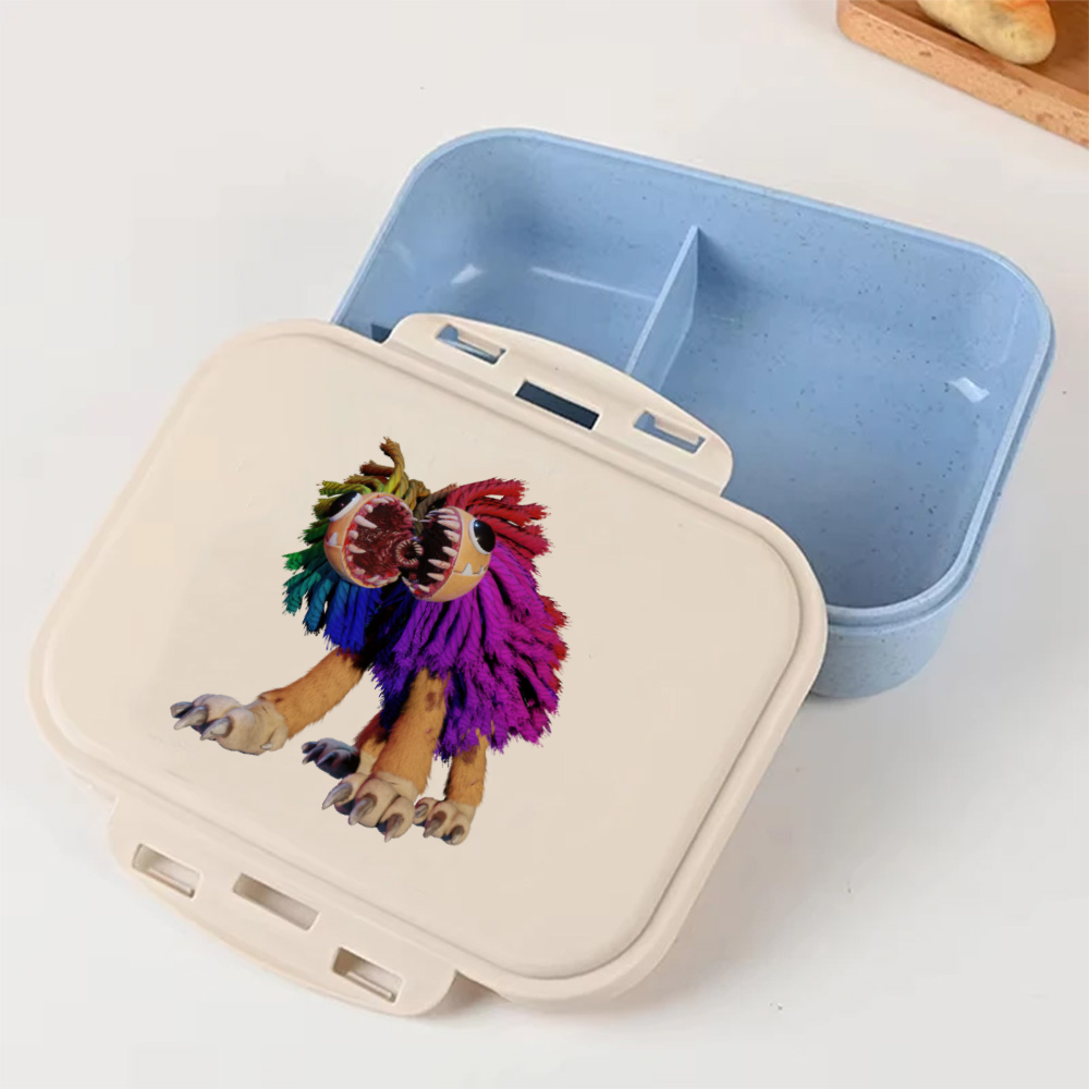 Cartoon Poppy Playtime Blue Lu - Food Storage Large Plastic Containers avaliação e preço
