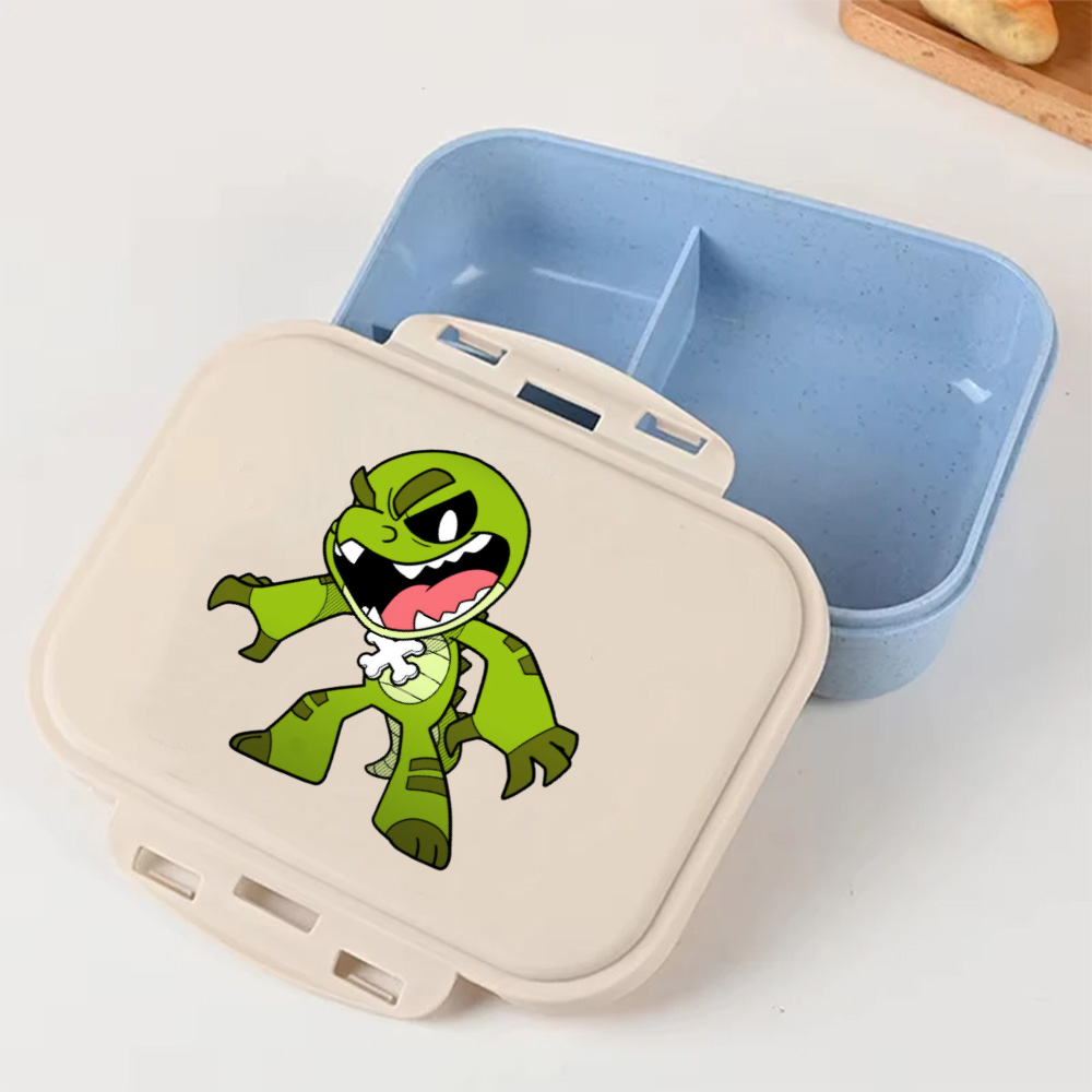 Cartoon Poppy Playtime Blue Lu - Food Storage Large Plastic Containers avaliação e preço