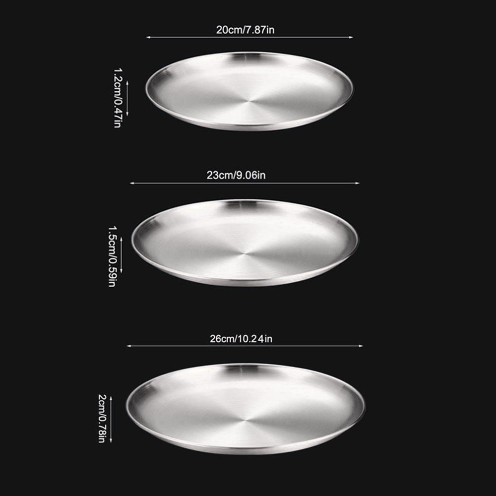 8Pcs Metal Dining Dish Stainle - Food Storage Metal Box avaliação e preço
