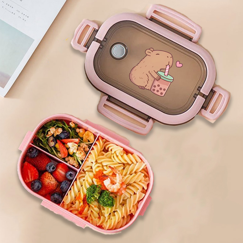 Capybara Bento Lunch Box Anime - Food Storage And Container avaliação e preço