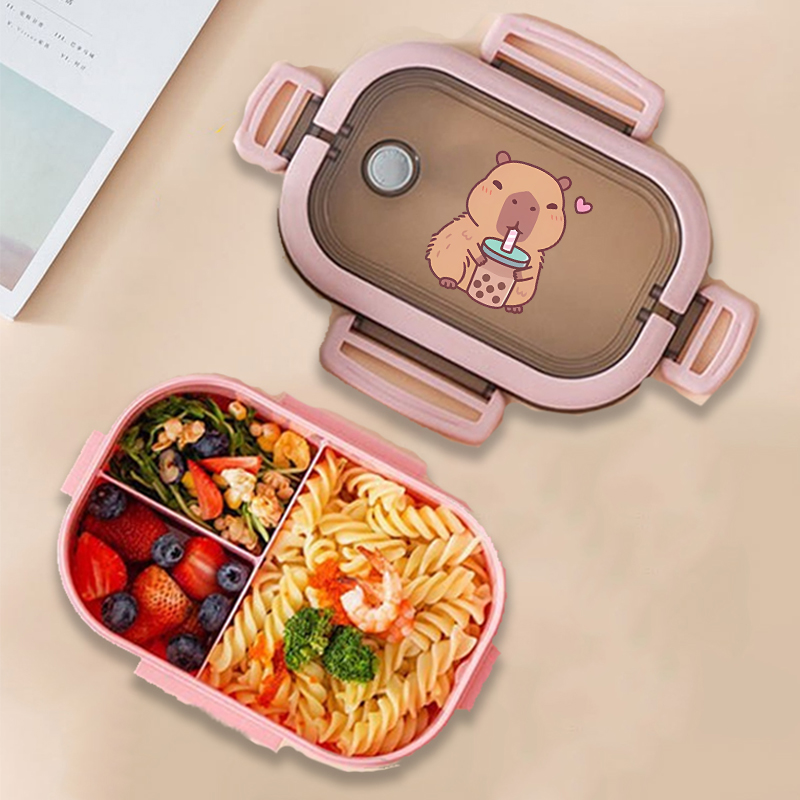 Capybara Bento Lunch Box Anime - Food Storage And Container avaliação e preço