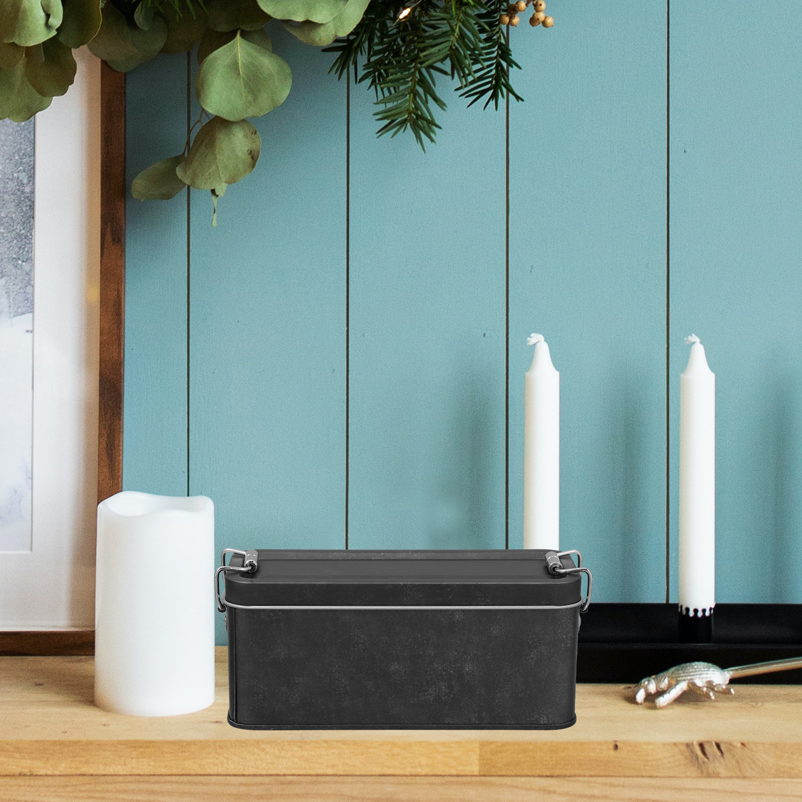Premium Iron Rectangular Metal - Food Storage Metal Box avaliação e preço