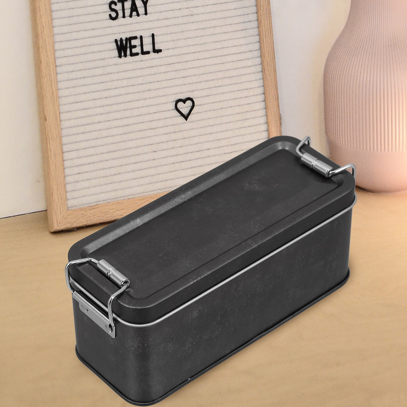 Premium Iron Rectangular Metal - Food Storage Metal Box avaliação e preço