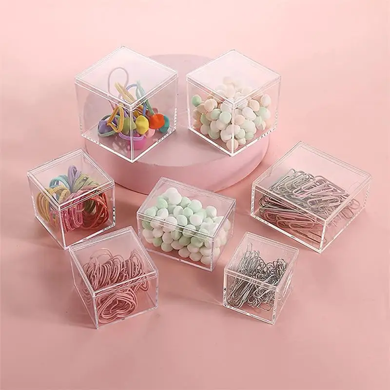 12 PCS Transparent Acrylic Box - Food Storage Organization avaliação e preço