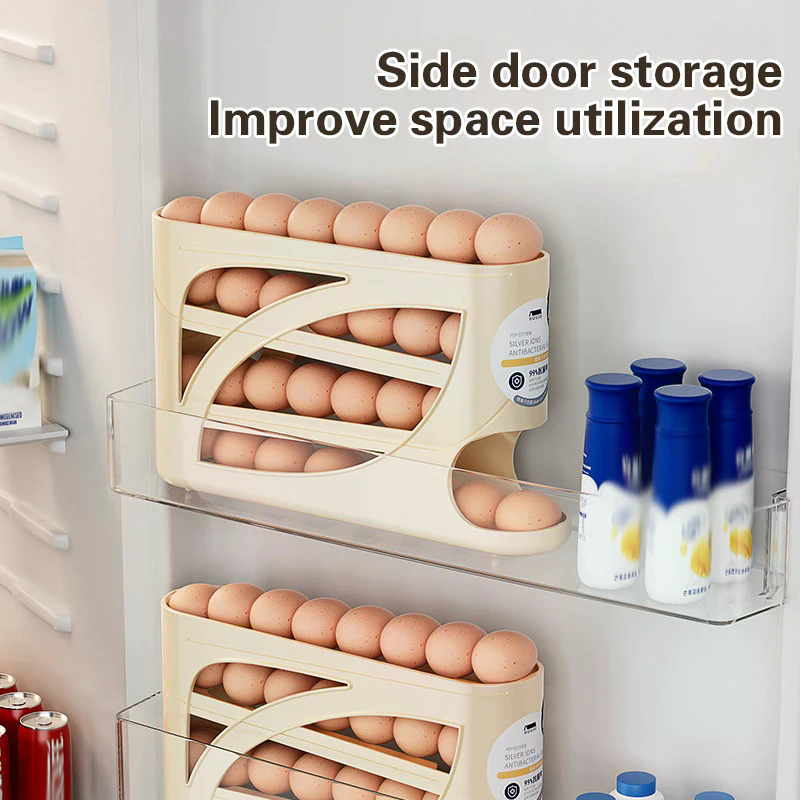 4 Layers Automatic Rolling Egg - Egg Storage Holder avaliação e preço