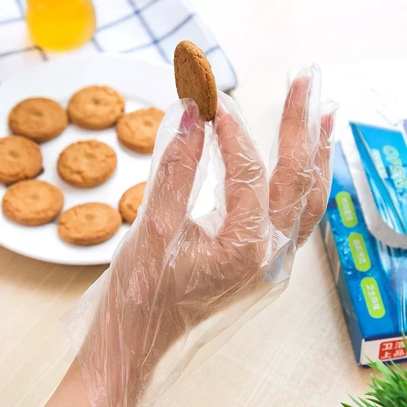 100/200pcs Disposable Gloves B - Food Storage Restaurant avaliação e preço