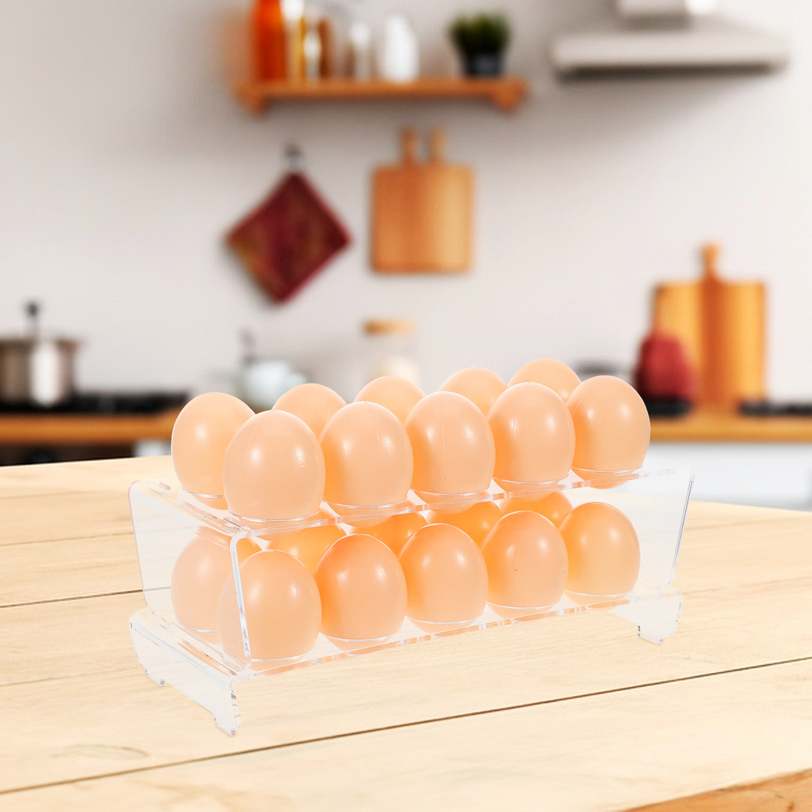 Transparent Acrylic Egg Storag - Egg Storage Holder avaliação e preço