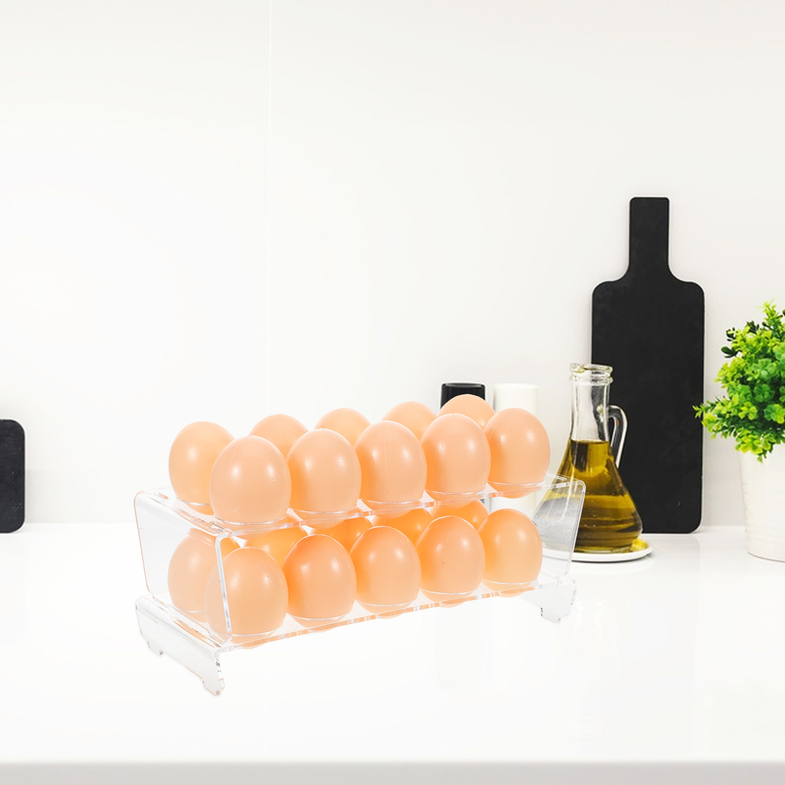 Transparent Acrylic Egg Storag - Egg Storage Holder avaliação e preço