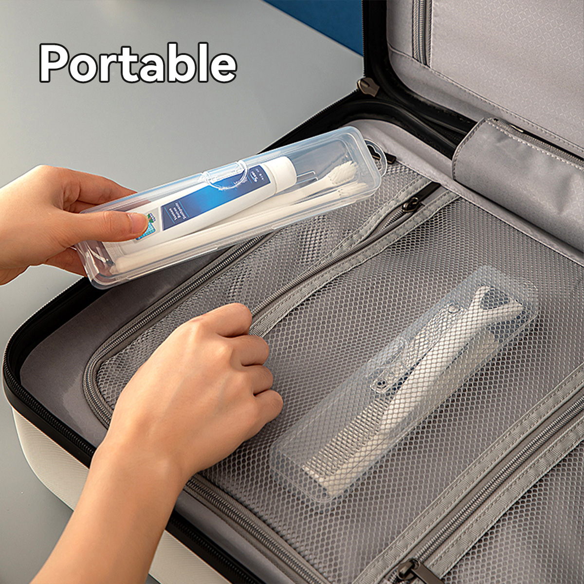 WORTHBUY Toothbrush Box Transp - Food Storage Organization avaliação e preço