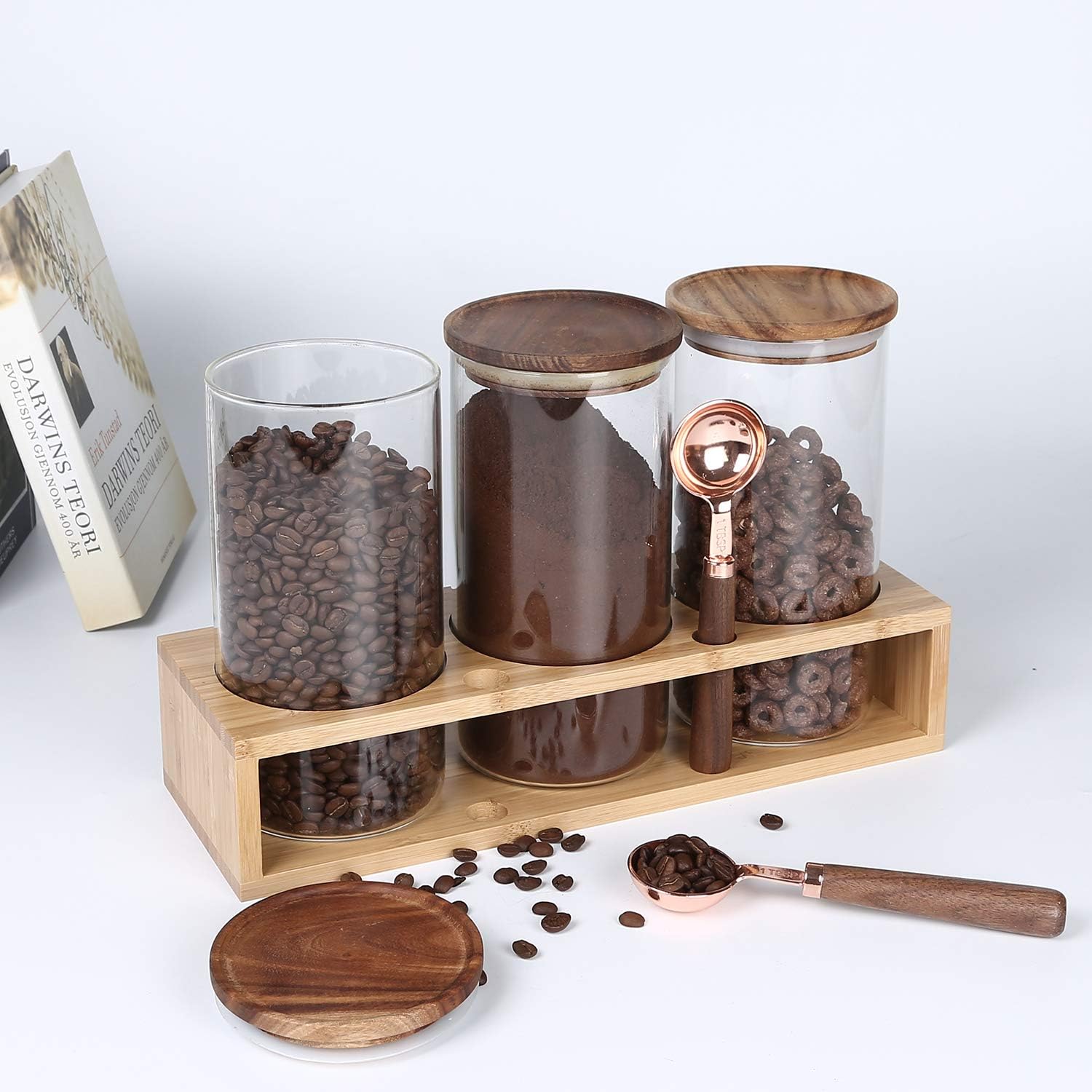 Airtight Glass Food Storage Co - Food Storage With Scoop avaliação e preço