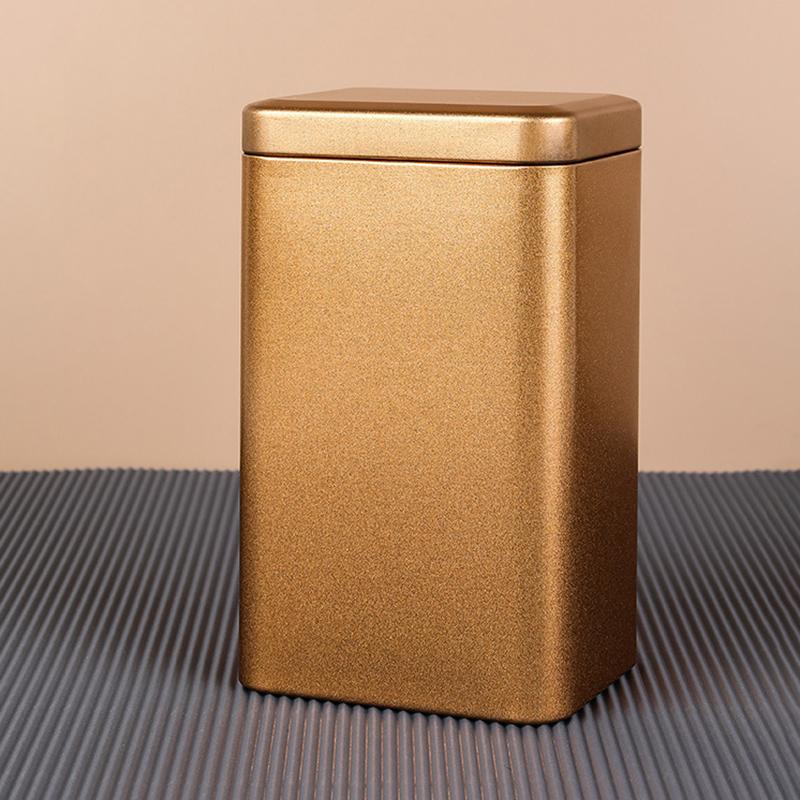 125g Metal Retro Square Tea Ca - Food Storage Metal Box avaliação e preço