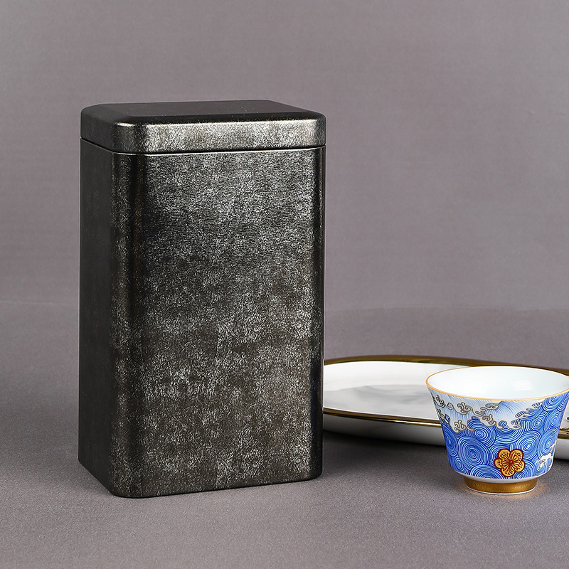125g Metal Retro Square Tea Ca - Food Storage Metal Box avaliação e preço