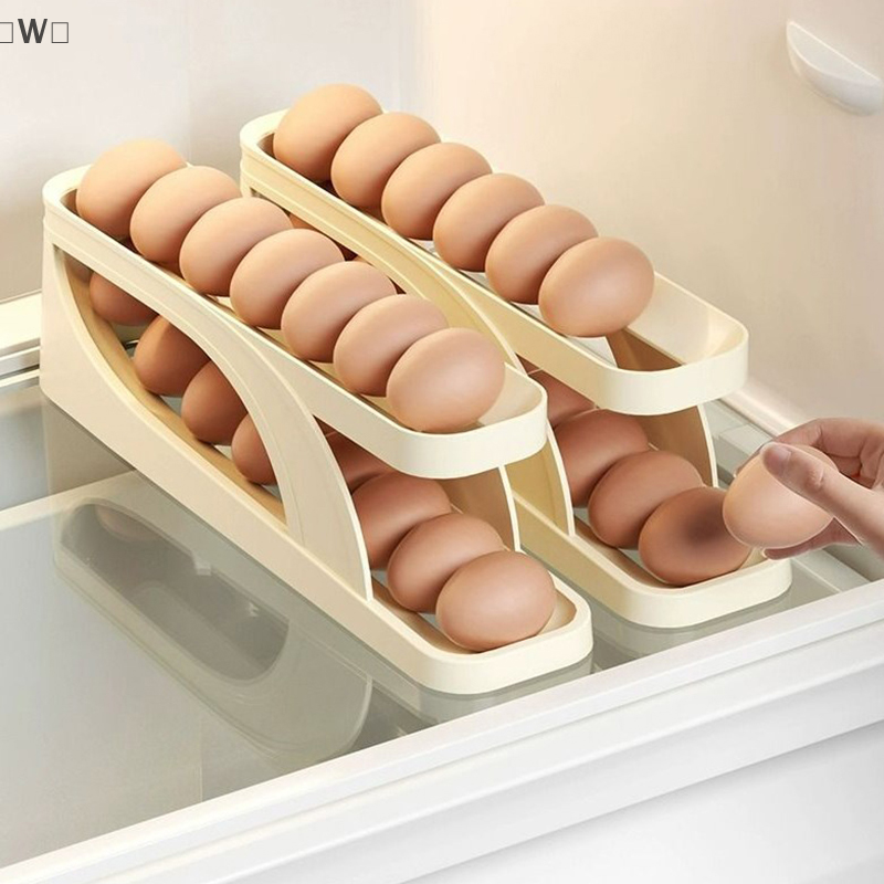 〔W〕Automatic Scrolling Egg Rac - Egg Storage Holder avaliação e preço