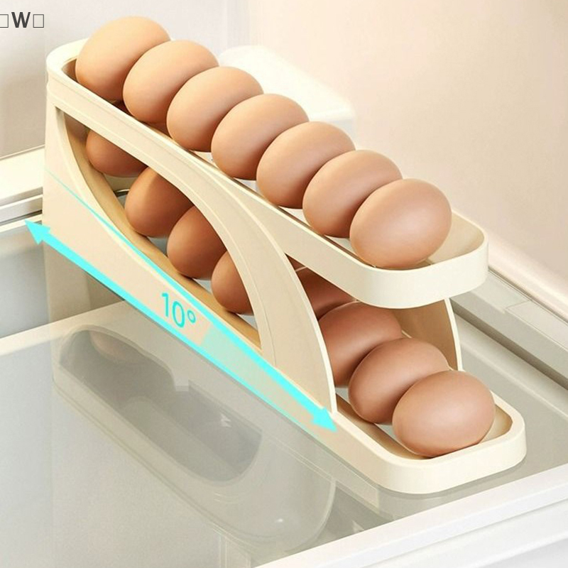 〔W〕Automatic Scrolling Egg Rac - Egg Storage Holder avaliação e preço