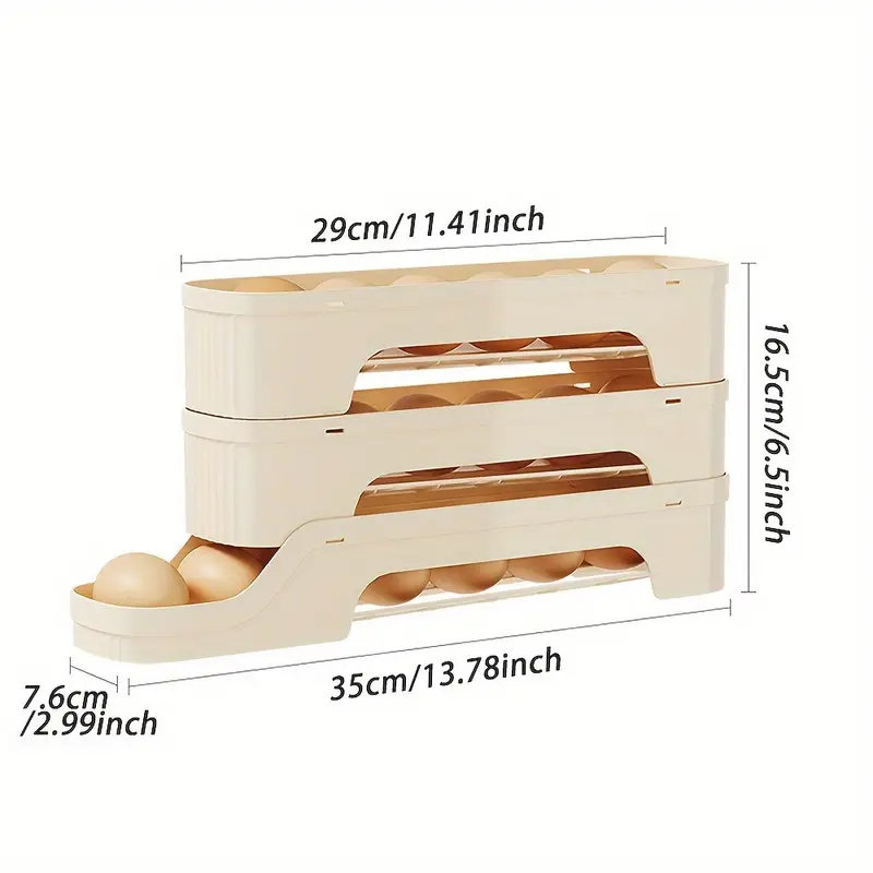 1Pc Detachable Rolling Egg Hol - Egg Storage Holder avaliação e preço