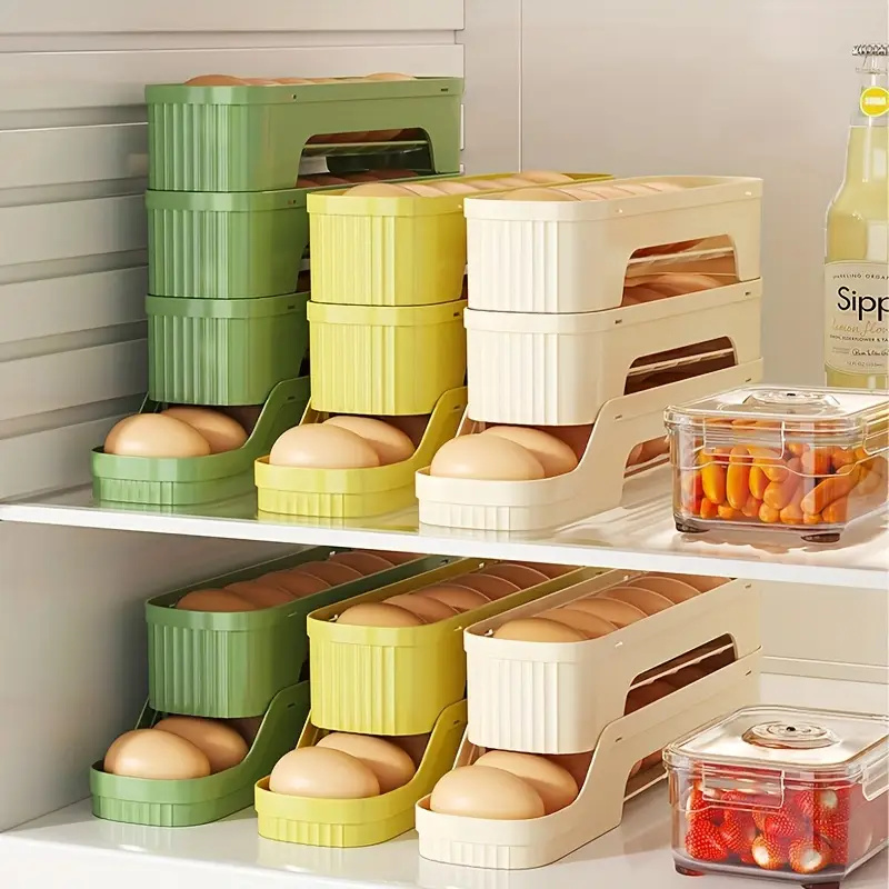 1Pc Detachable Rolling Egg Hol - Egg Storage Holder avaliação e preço