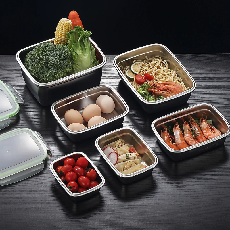 304 Stainless Steel Lunch Box  - Food Storage System avaliação e preço
