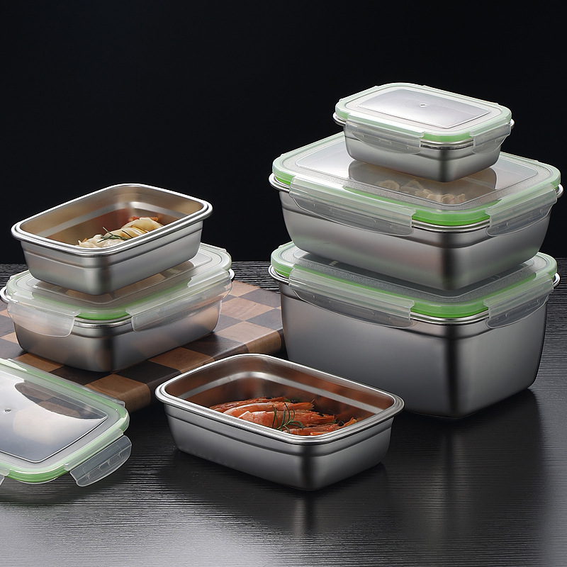 304 Stainless Steel Lunch Box  - Food Storage System avaliação e preço