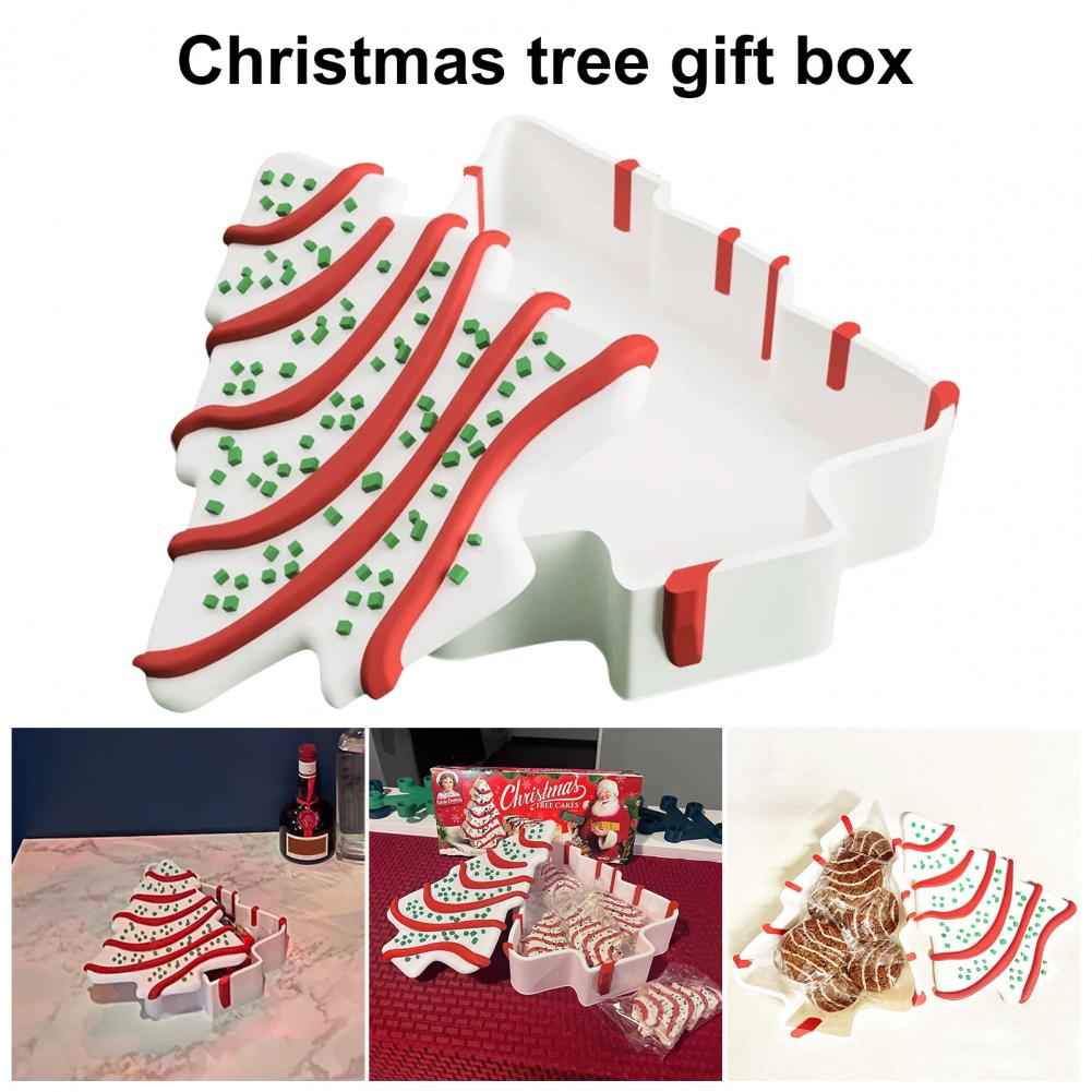 Christmas Tree Box Tree Shape  - Food Storage Plants avaliação e preço