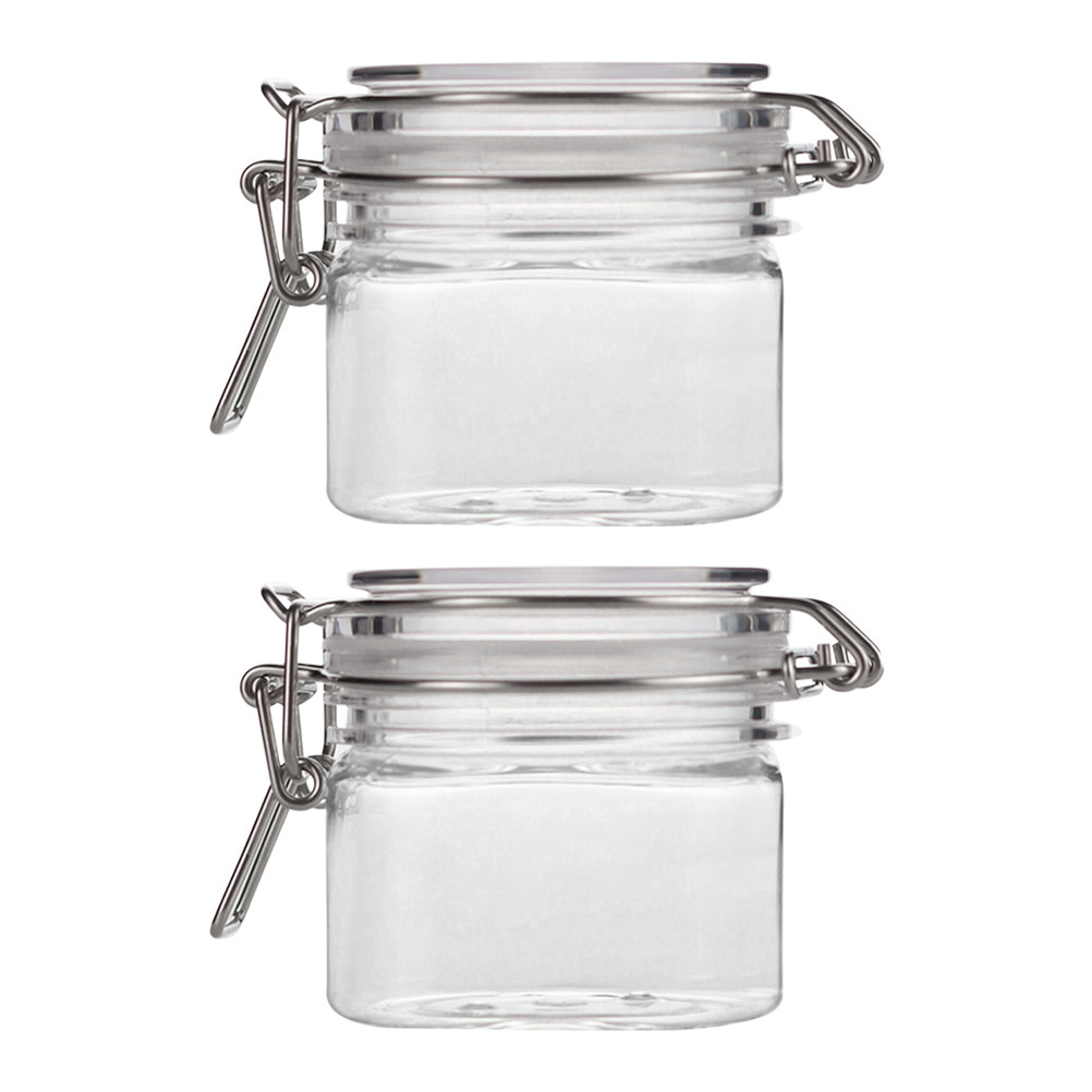 2Pcs Sealed Storage Jars Trans - Food Storage And Container avaliação e preço