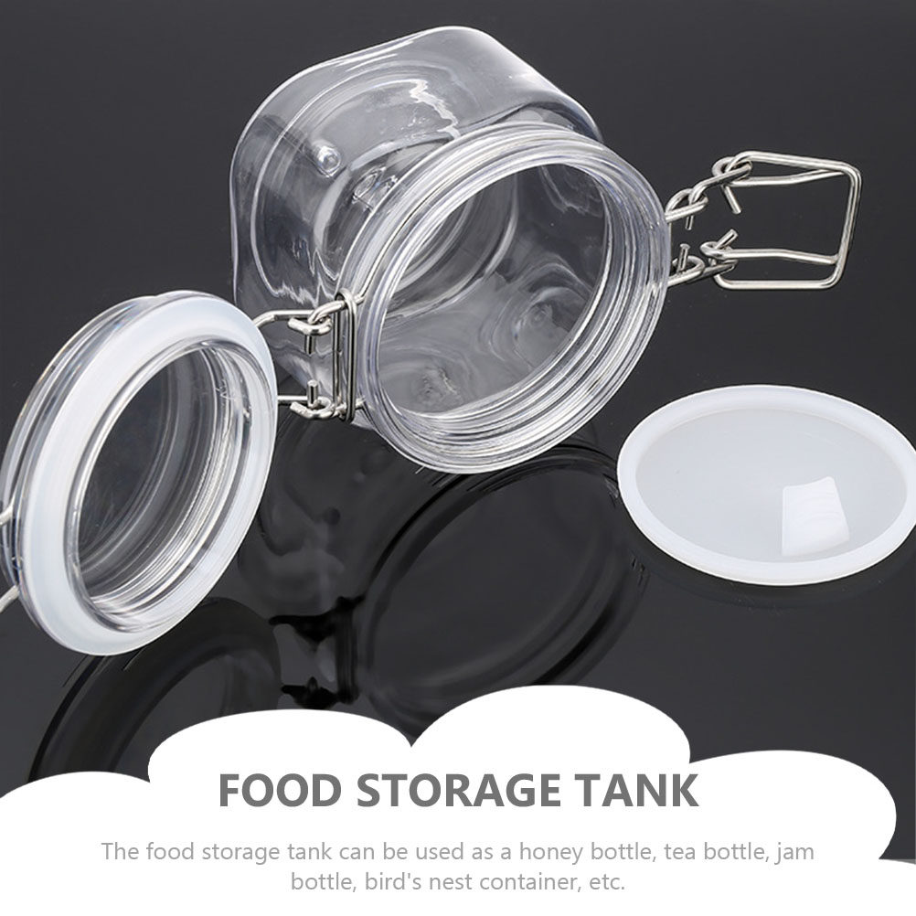 2Pcs Sealed Storage Jars Trans - Food Storage And Container avaliação e preço