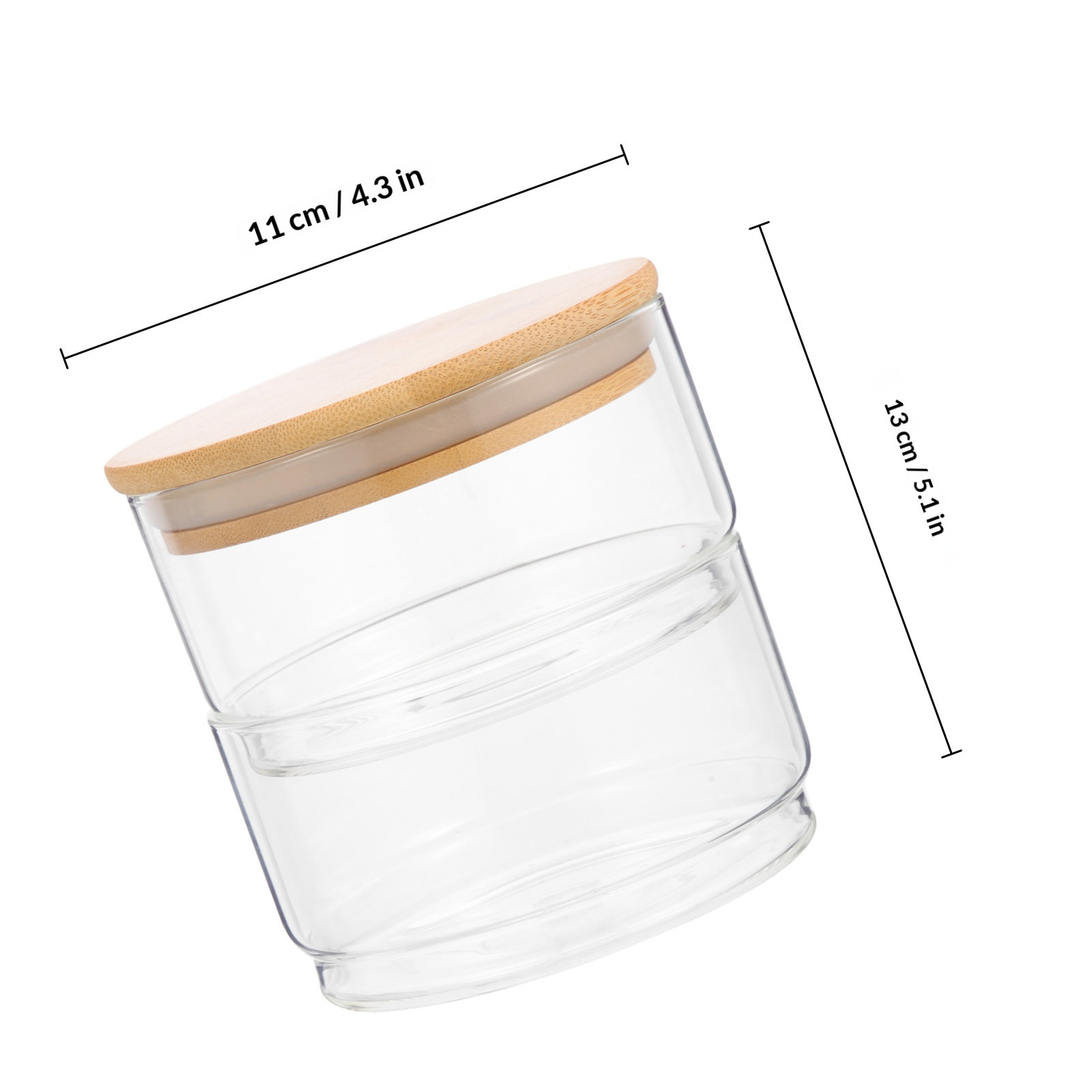 1Set Clear Heavy-Duty Glass Se - Food Storage And Container avaliação e preço
