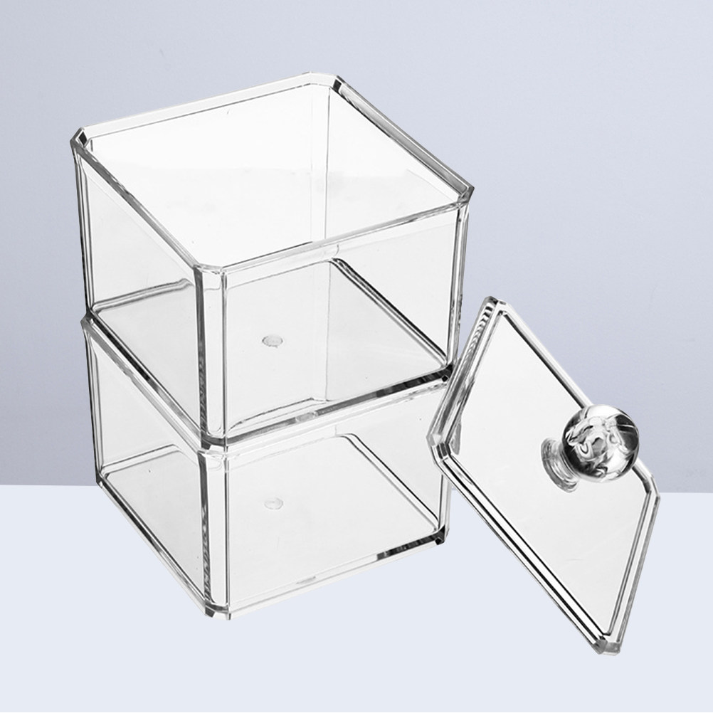 1Pcs Transparent Acrylic Doubl - Food Storage Organization avaliação e preço