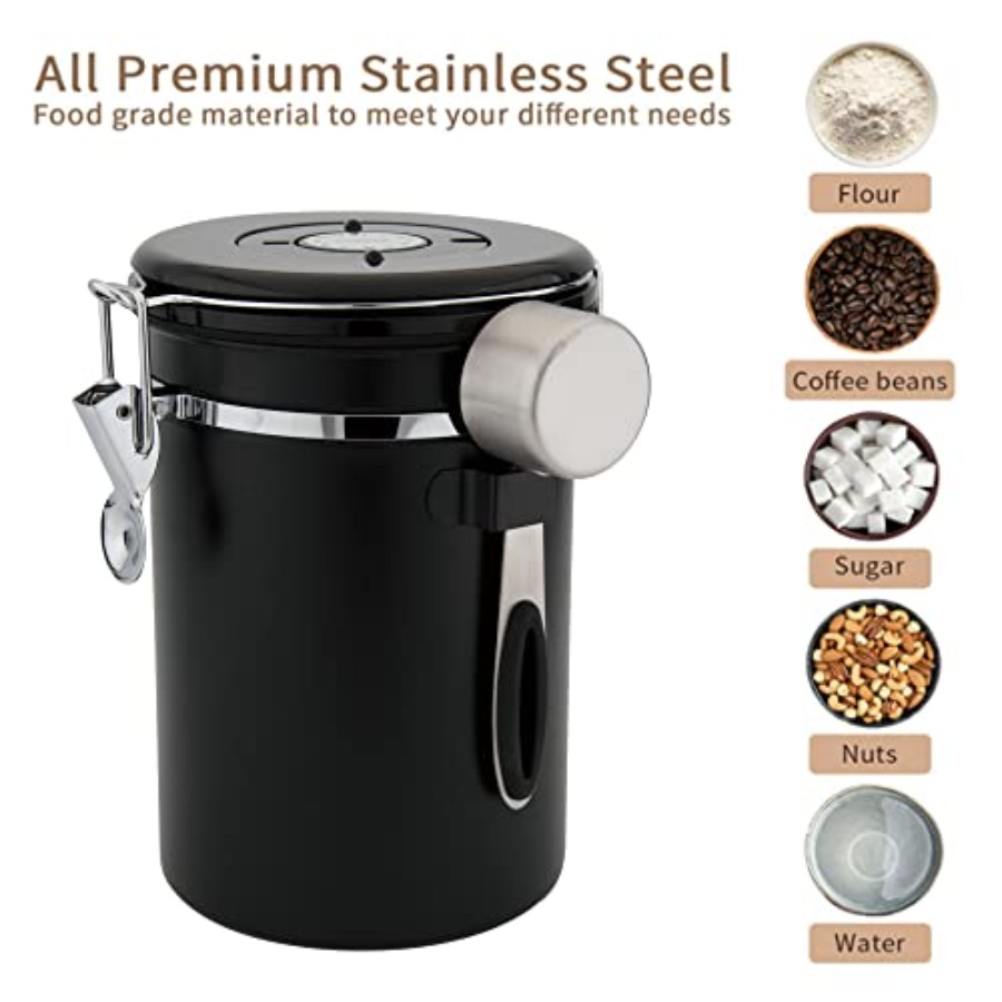 x 2pack 22oz Airtight Stainles - Food Storage With Scoop avaliação e preço