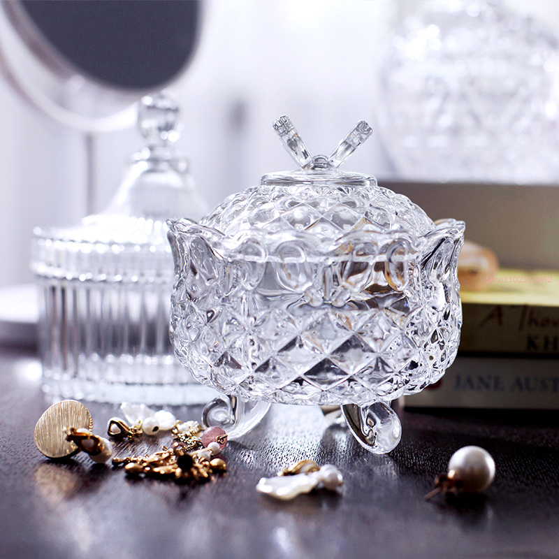 European Crystal Glass Candy J - Food Storage Room avaliação e preço