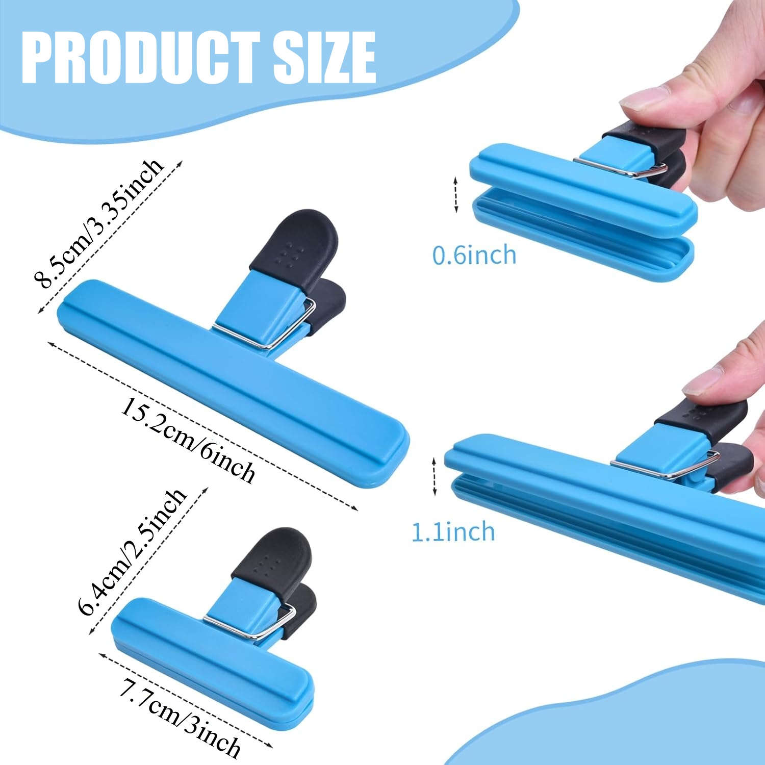 3-12PCS Multi Purpose Sealing  - Food Storage Organization avaliação e preço