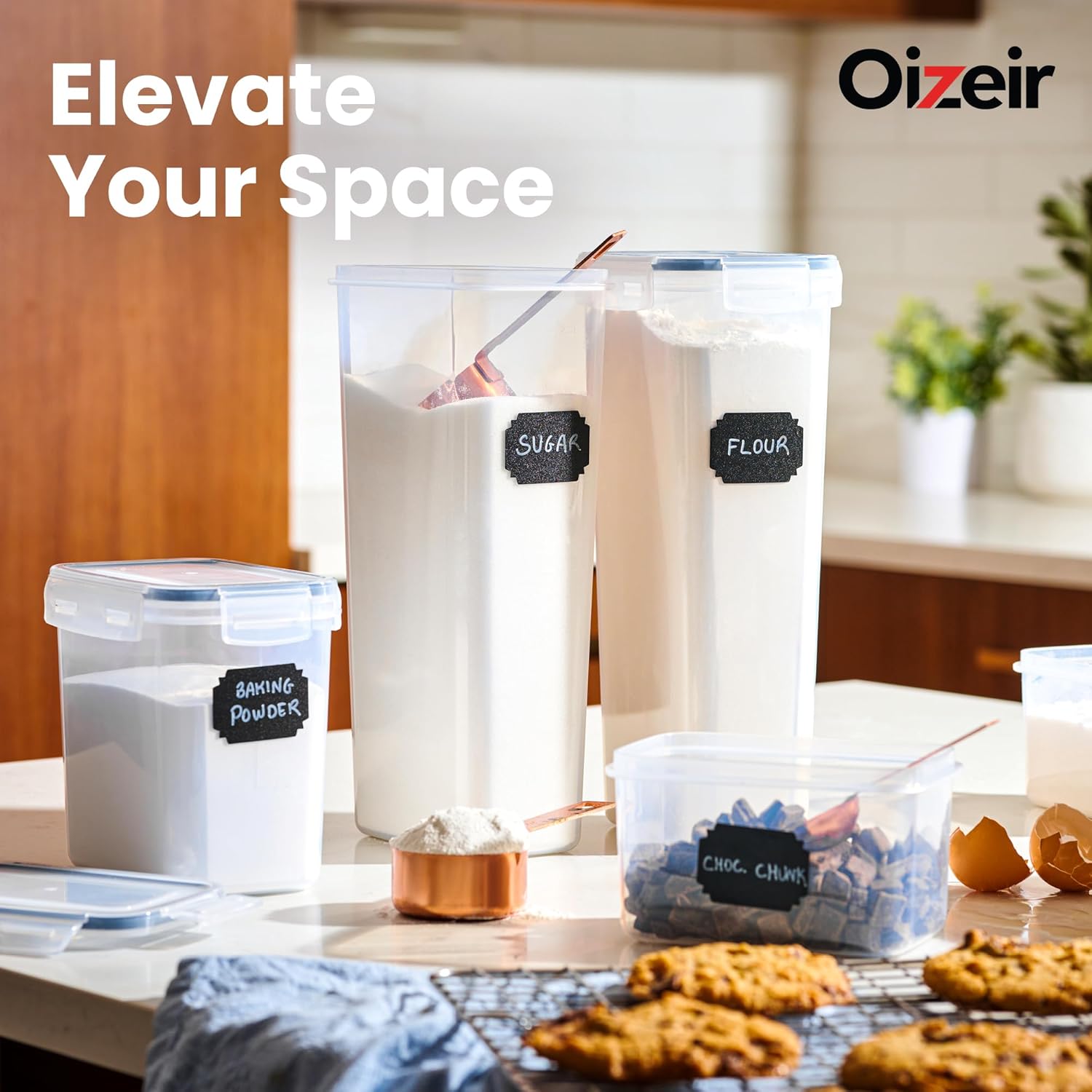 Airtight Food Storage Containe - Food Storage In Pantry avaliação e preço